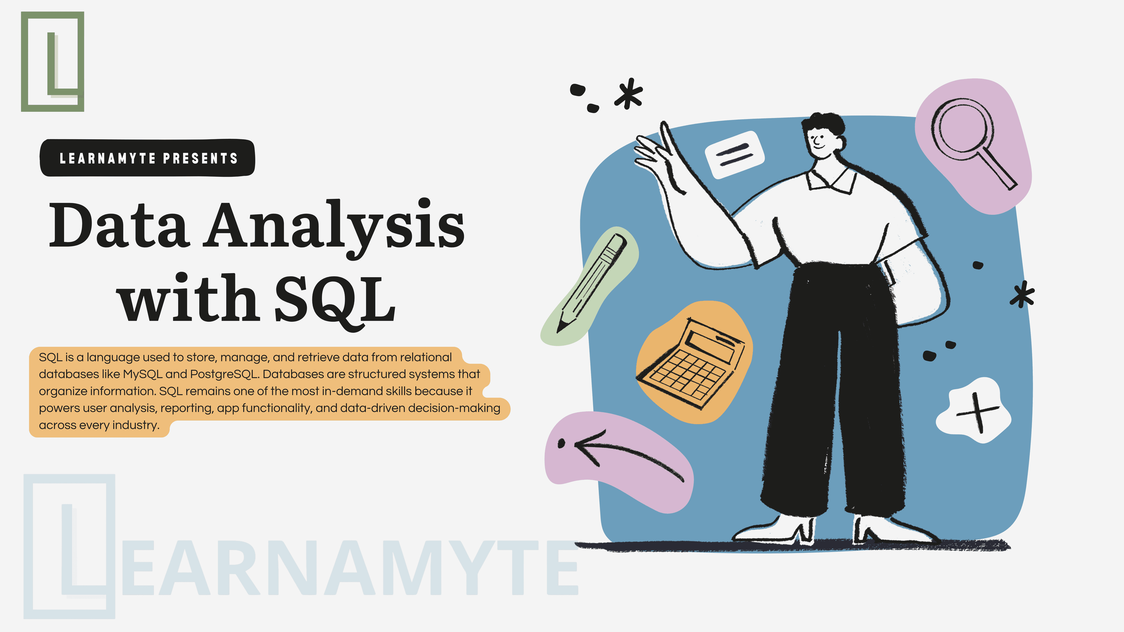 Data Analysis with SQL Poster